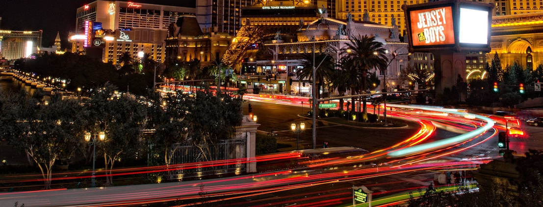 Las Vegas om natten